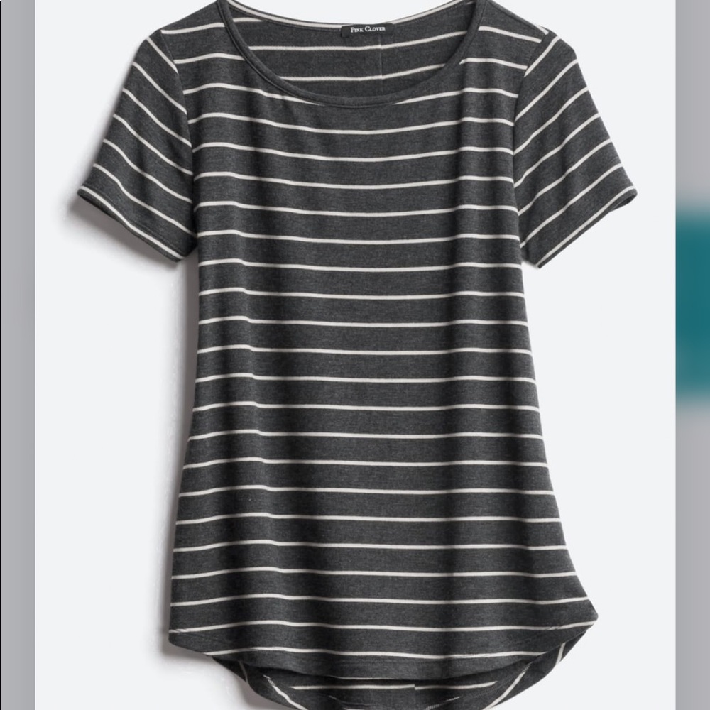 Pink Clover Striped Top